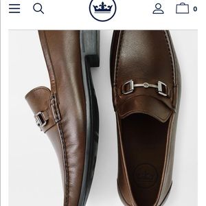 Peter Millar leather loafer